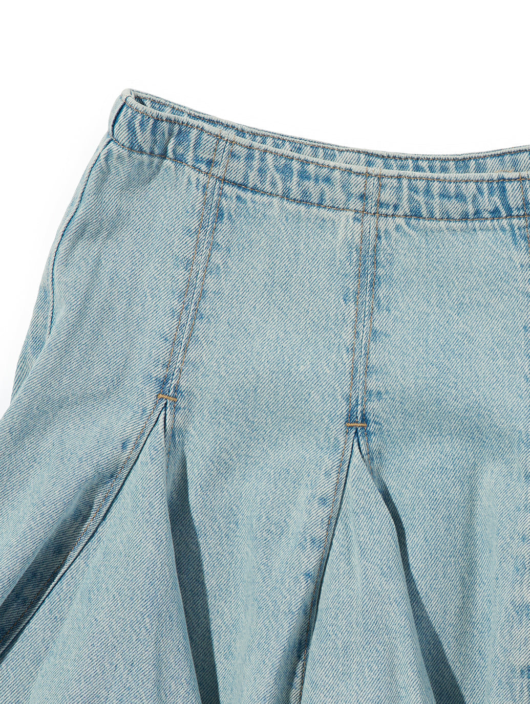 ゴデットミニスカート ライトインディゴ