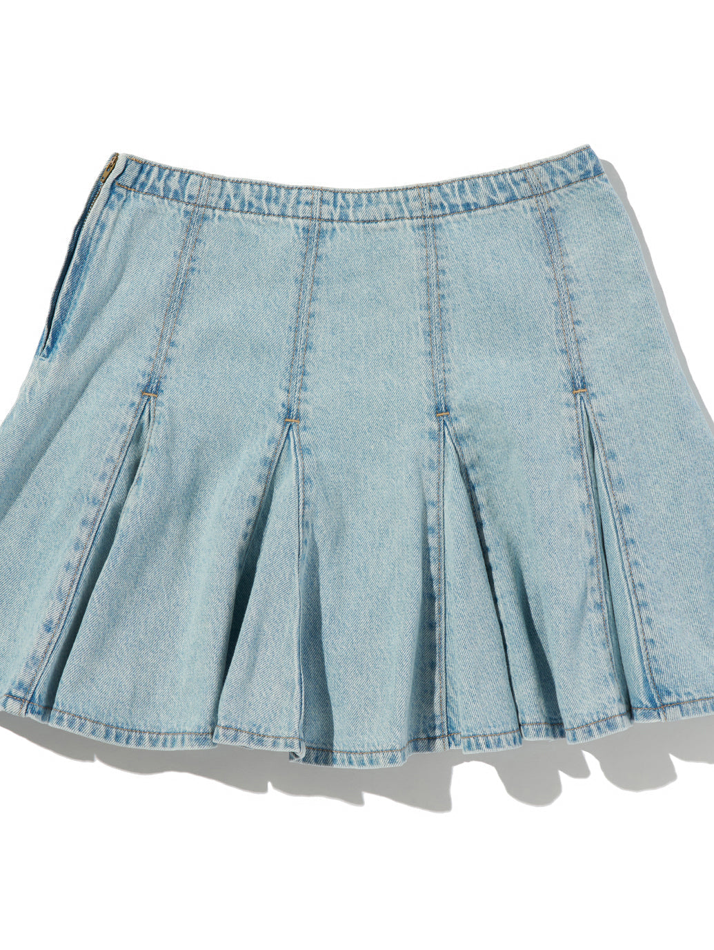 ゴデットミニスカート ライトインディゴ