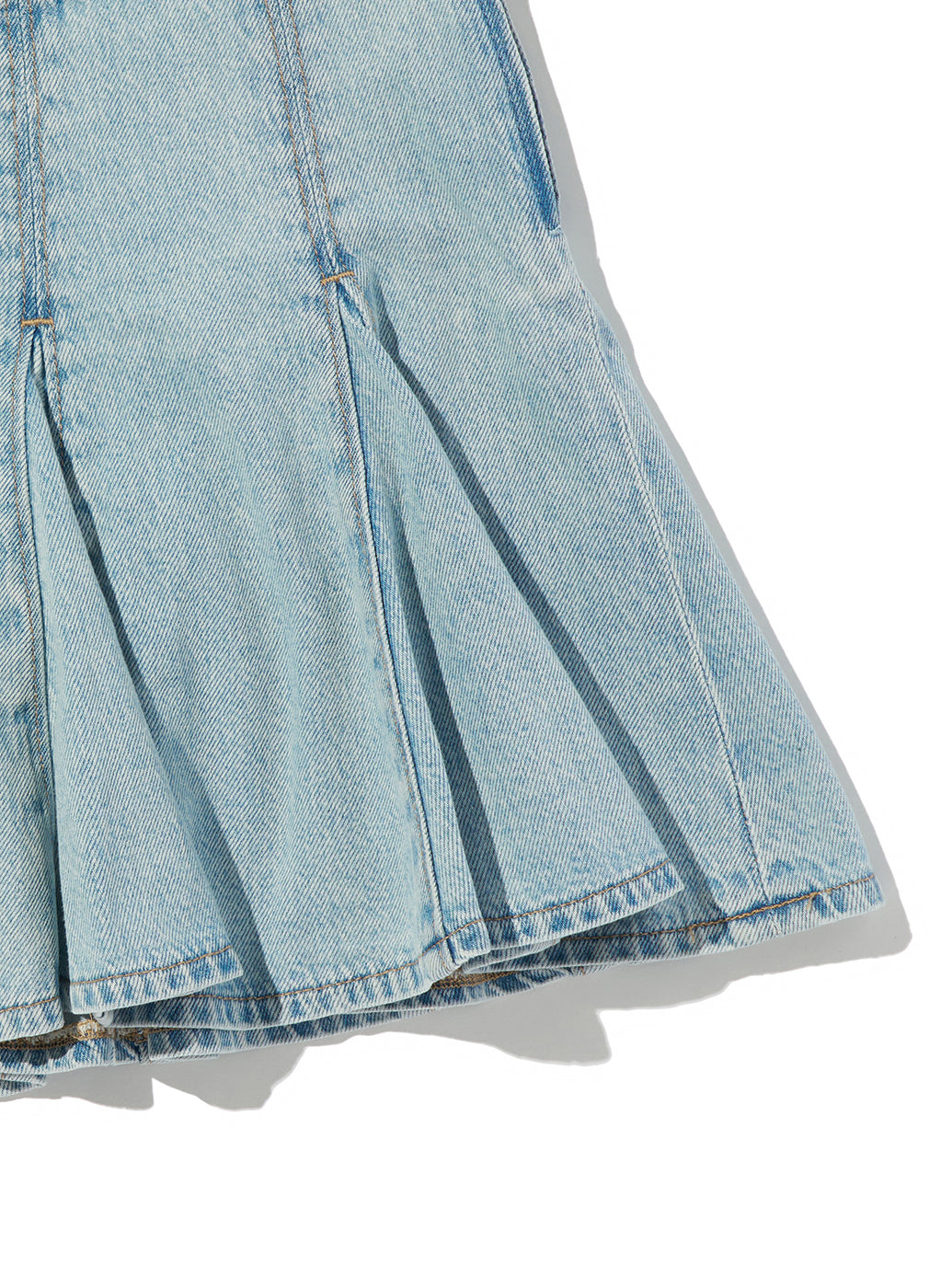 ゴデットミニスカート ライトインディゴ