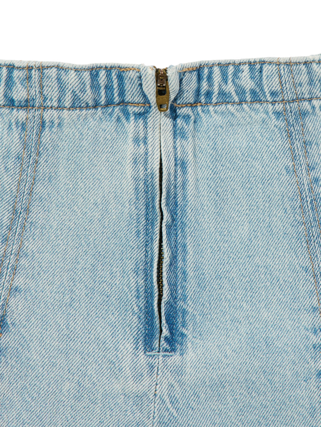 ゴデットミニスカート ライトインディゴ