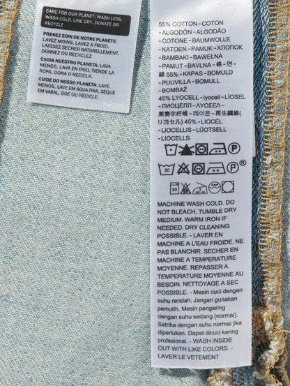 ゴデットミニスカート ライトインディゴ