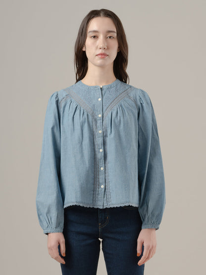 クレオ ロングスリーブブラウス