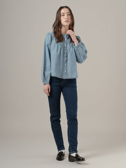 クレオ ロングスリーブブラウス