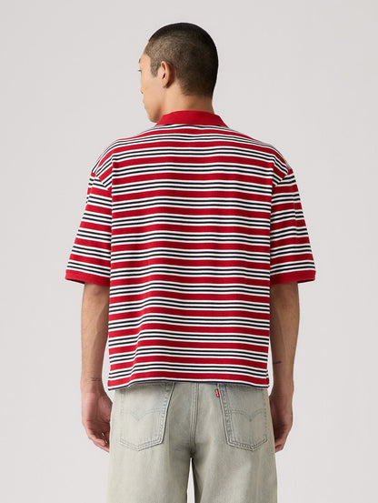 ボクシーポロシャツ