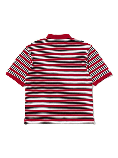 ボクシーポロシャツ