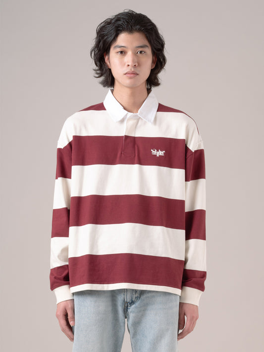 ハドソン ボックス ラグビーシャツ