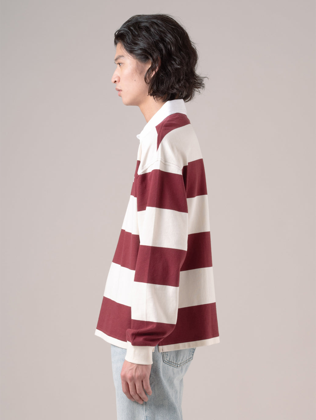 ハドソン ボックス ラグビーシャツ