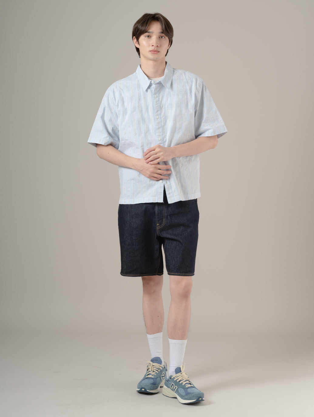 ショートスリーブ ラマ ボックスシャツ