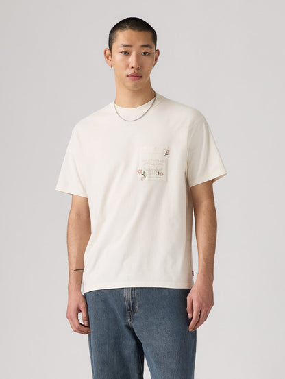 グラフィック ヴィンテージフィット ポケットTシャツ