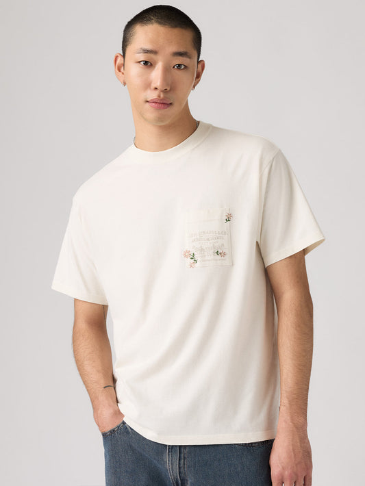 グラフィック ヴィンテージフィット ポケットTシャツ