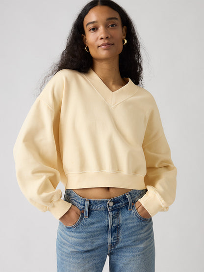 ヴィンテージ Vネック スウェットシャツ