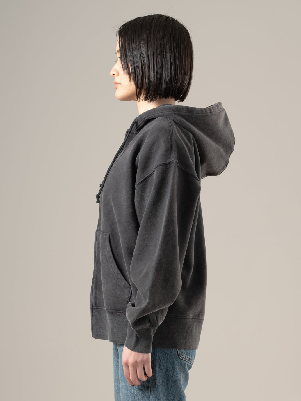 ヴィンテージ リラックスド フルジップ フーディー