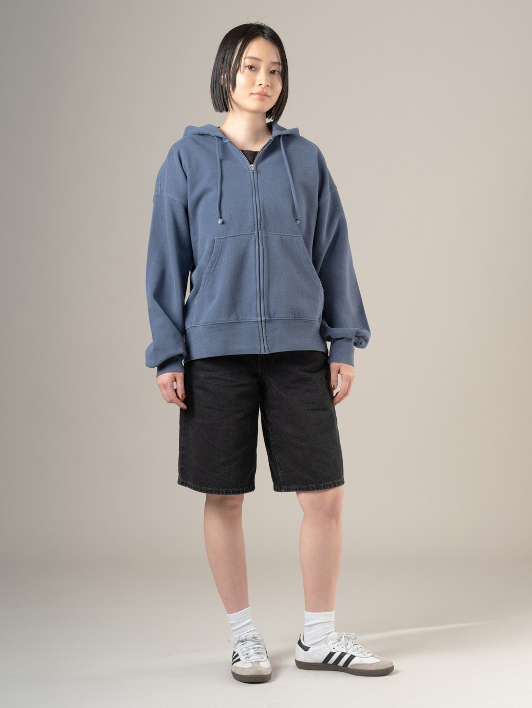 ヴィンテージ リラックスド フルジップ フーディー