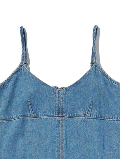 90s デニム スリップドレス