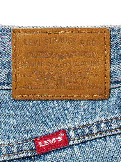 テンセル ゴデットフレアスカート ミディアムインディゴ