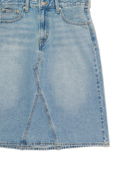 Aラインデニムウエスタンドレス