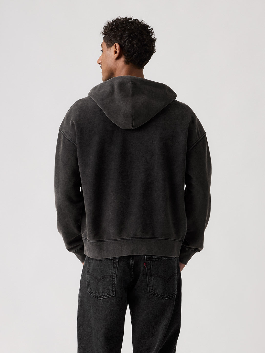 HAYES BOXY フルジップ スウェットシャツ