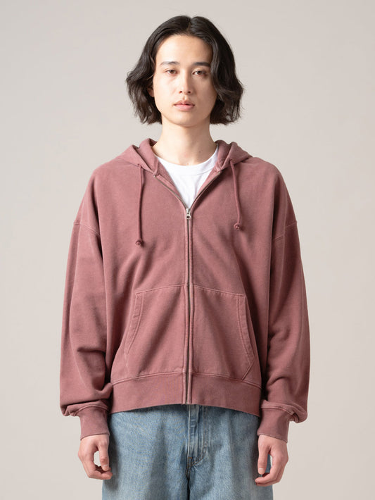 HAYES BOXY フルジップ スウェットシャツ