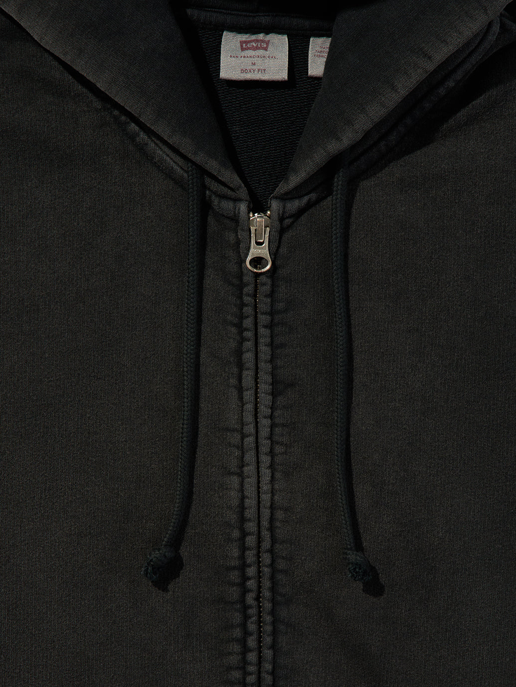 HAYES BOXY フルジップ スウェットシャツ
