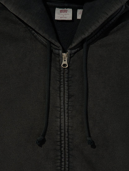 HAYES BOXY フルジップ スウェットシャツ