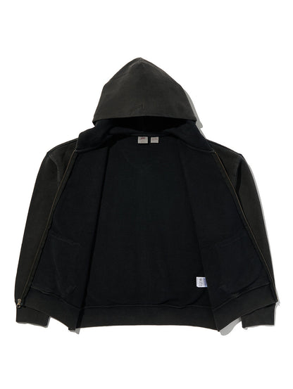 HAYES BOXY フルジップ スウェットシャツ