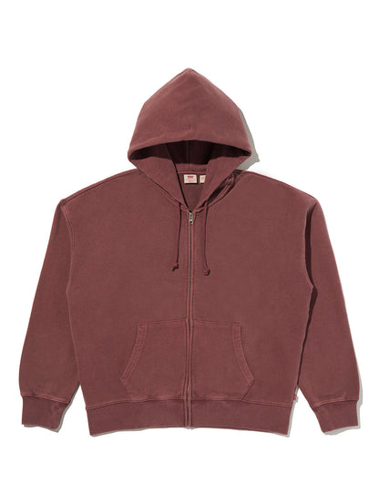 HAYES BOXY フルジップ スウェットシャツ