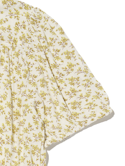 Rosa ショートスリーブ ミディカラー ドレス