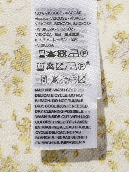 Rosa ショートスリーブ ミディカラー ドレス