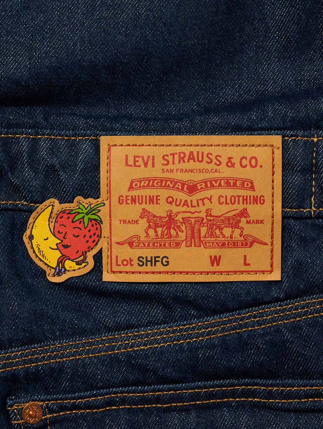 Levi's® x Sky High Farm Goods オーバーオール ダークインディゴ