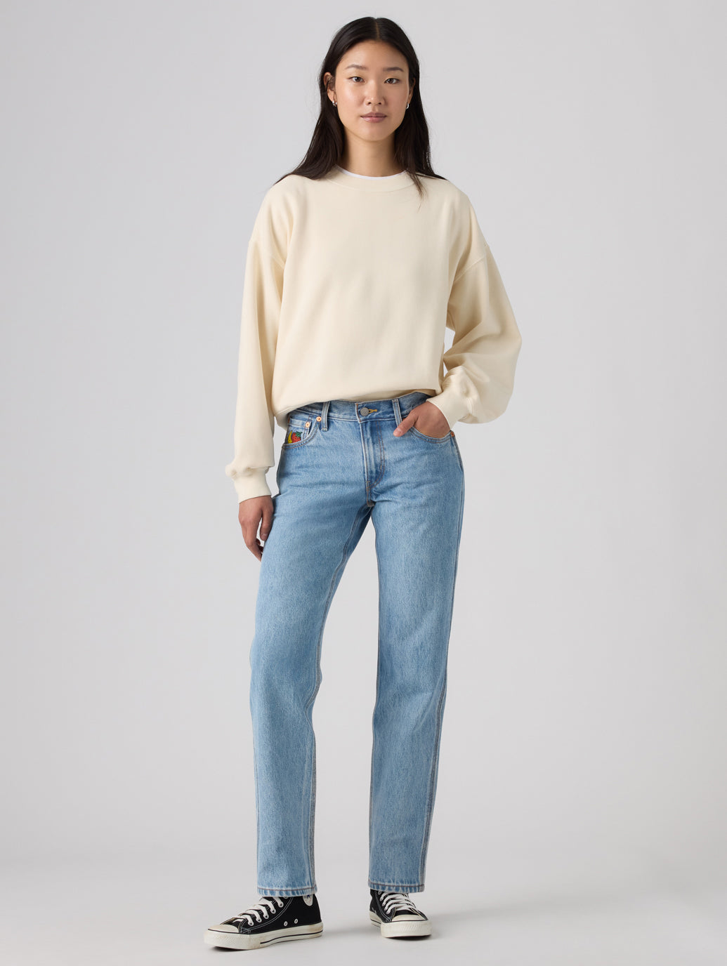 Levi's® x Sky High Farm Goods ストレートジーンズ ミディアム