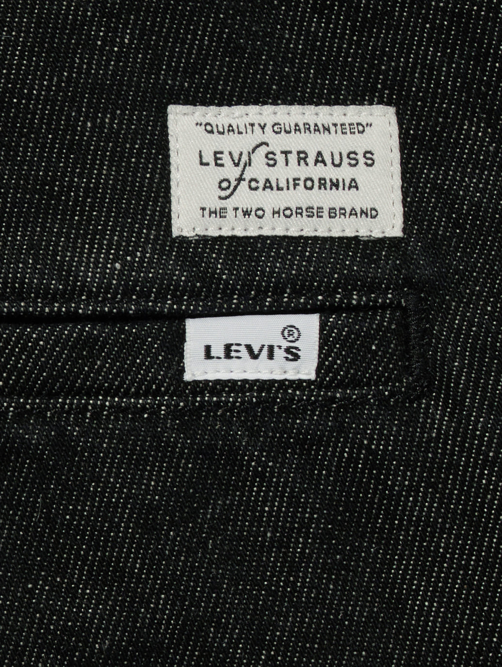 PREMIUM BLACK DENIM SLACKS