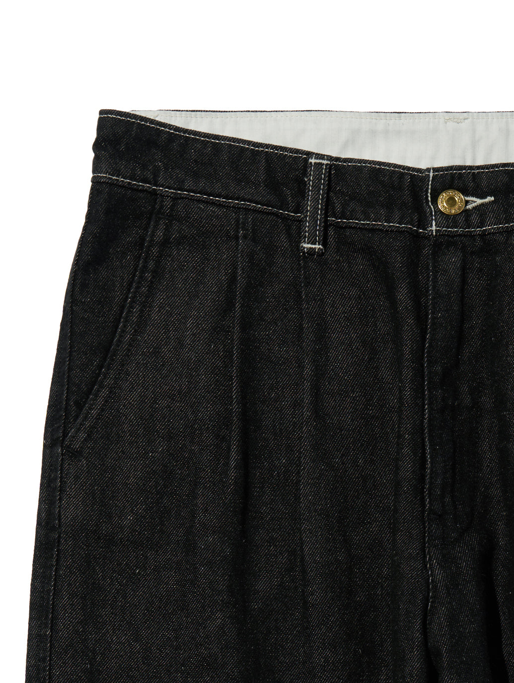 PREMIUM BLACK DENIM SLACKS