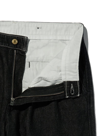 PREMIUM BLACK DENIM SLACKS