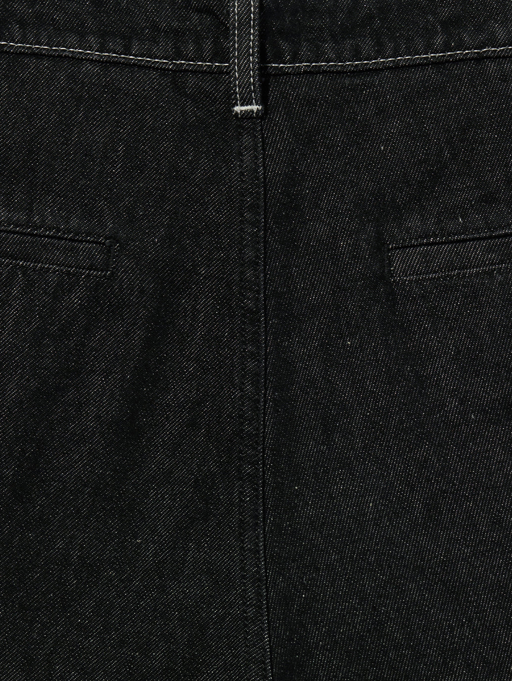 PREMIUM BLACK DENIM SLACKS