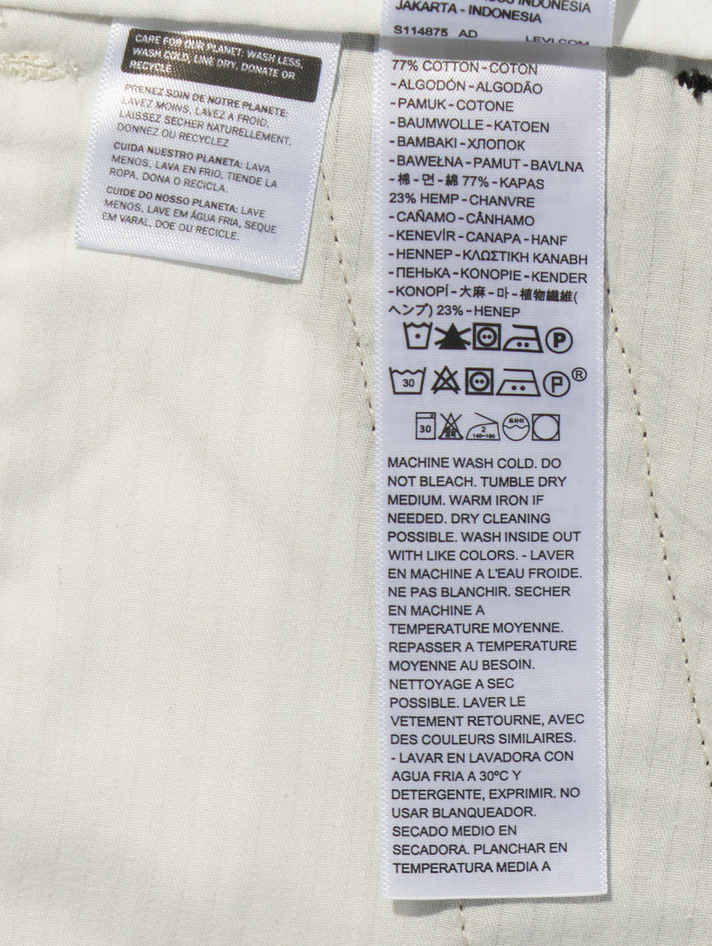 PREMIUM BLACK DENIM SLACKS