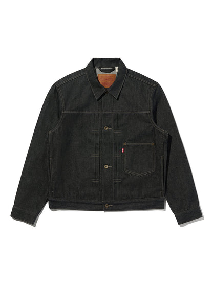 PREMIUM BLACK TYPE I TRUCKER JACKET