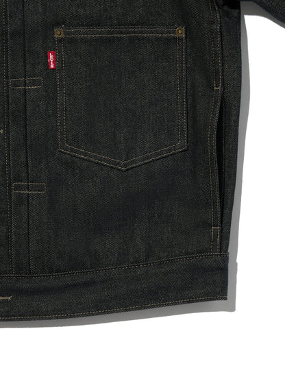 PREMIUM BLACK TYPE I TRUCKER JACKET