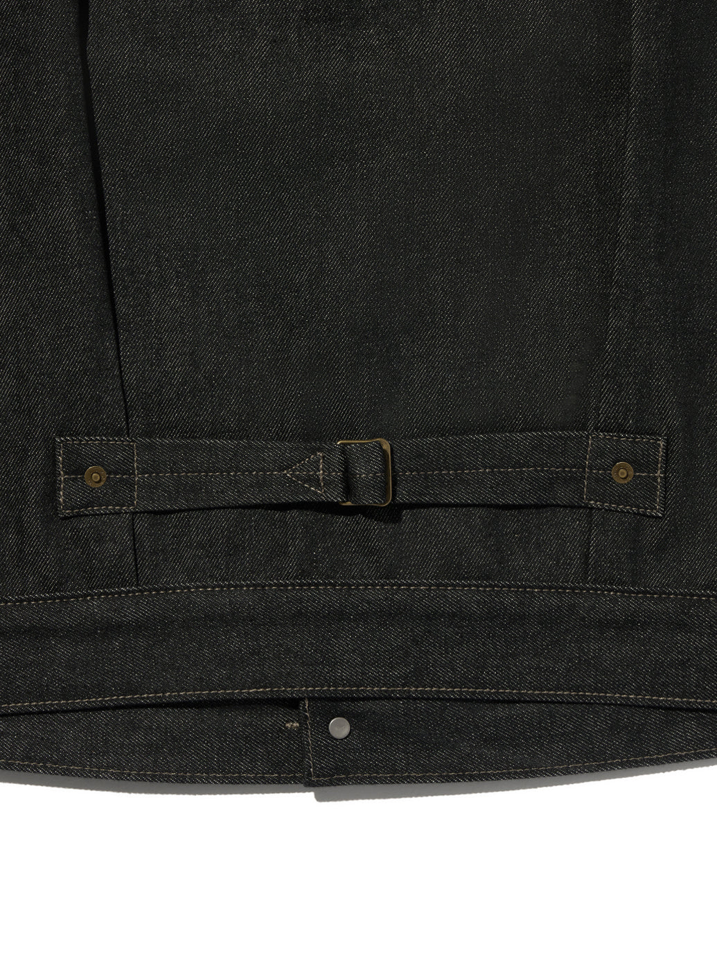 PREMIUM BLACK TYPE I TRUCKER JACKET