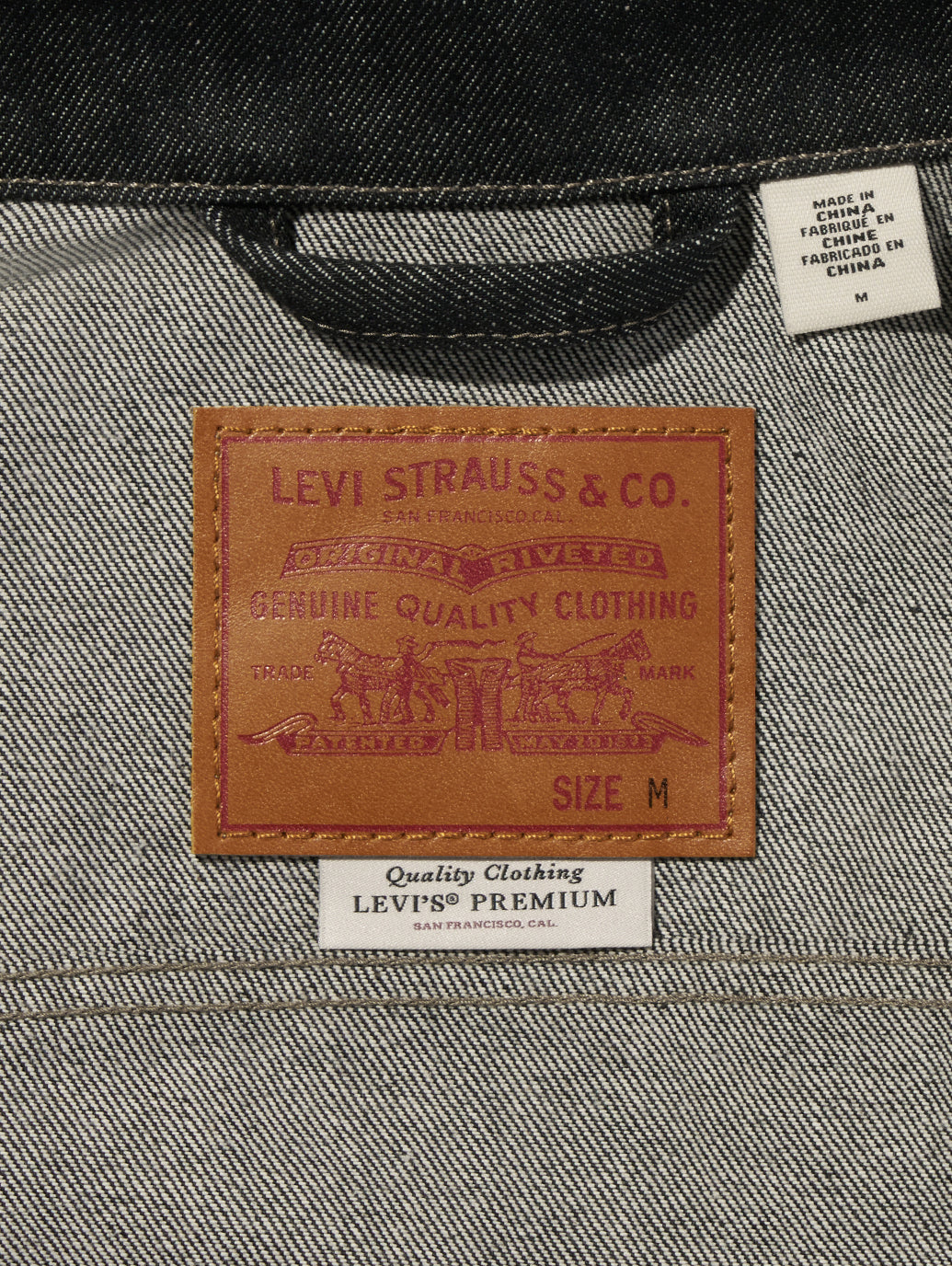 PREMIUM BLACK TYPE I TRUCKER JACKET