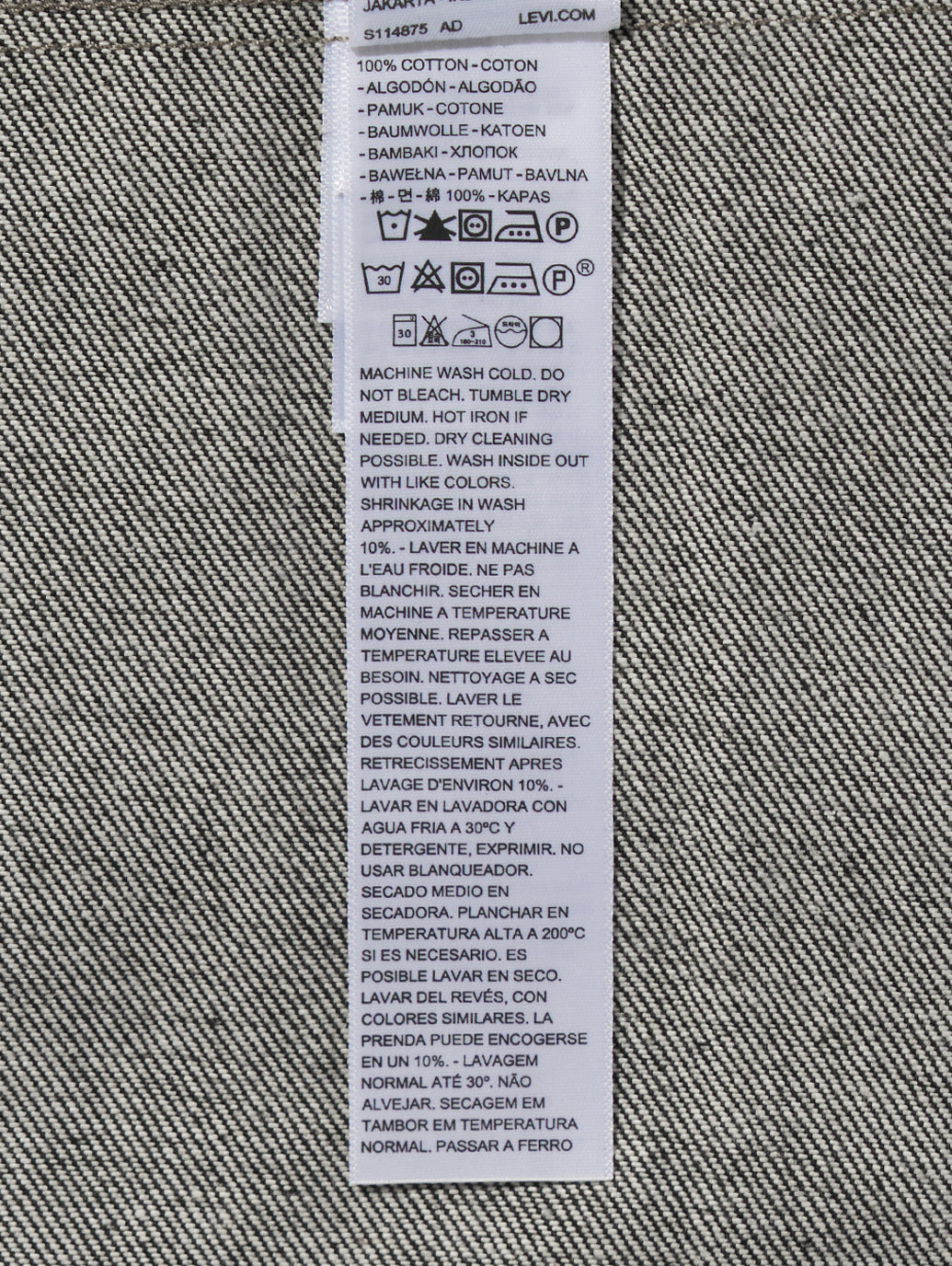 PREMIUM BLACK TYPE I TRUCKER JACKET