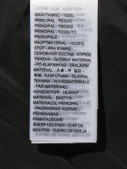 PREMIUM BLACK FULLZIP SPORTS LEATHER JACKET