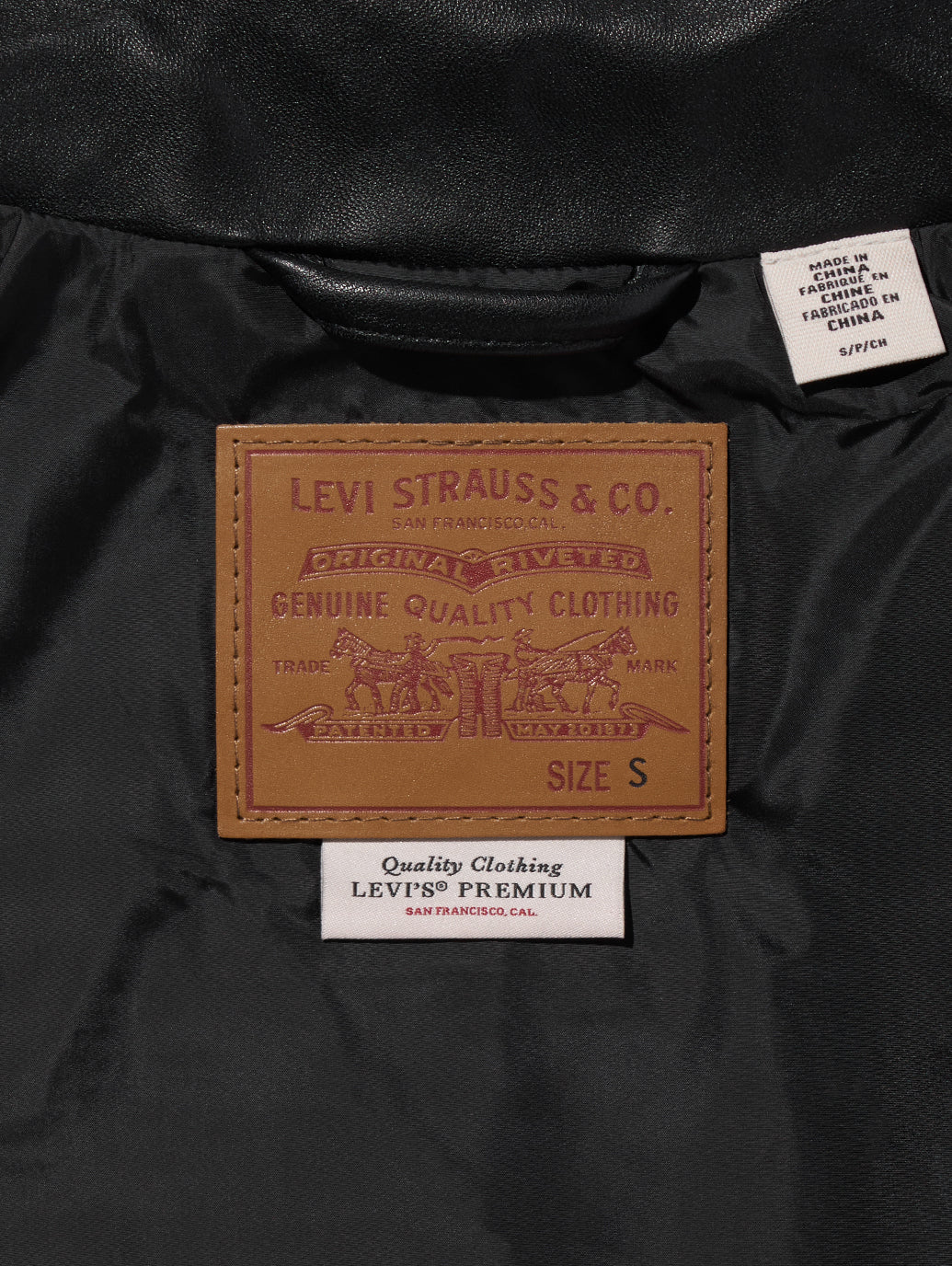 PREMIUM BLACK TYPEⅡ TRUCKER LEATHER JACKET