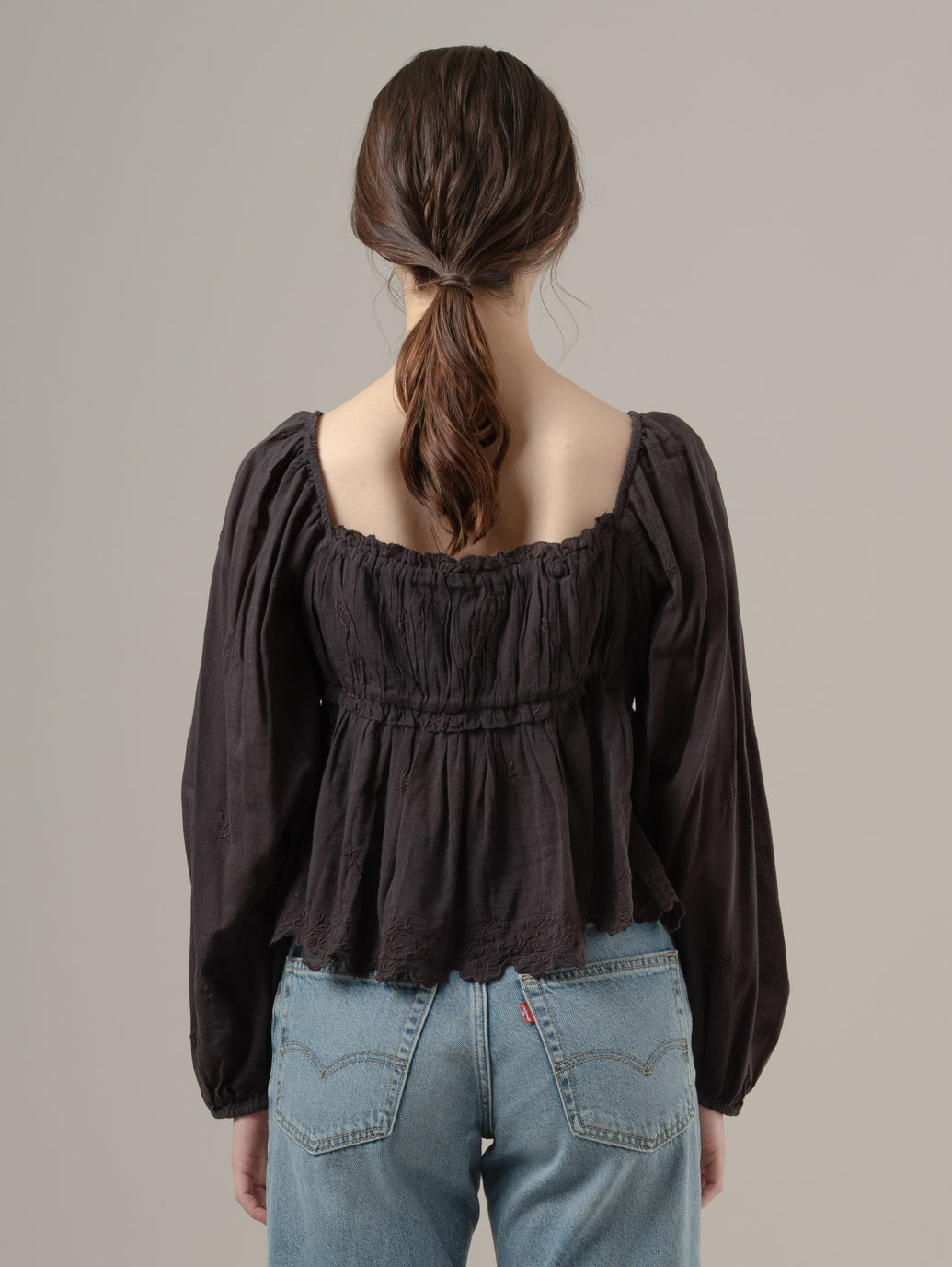 BOHO ロングスリーブ ブラウス