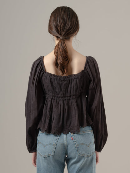 BOHO ロングスリーブ ブラウス