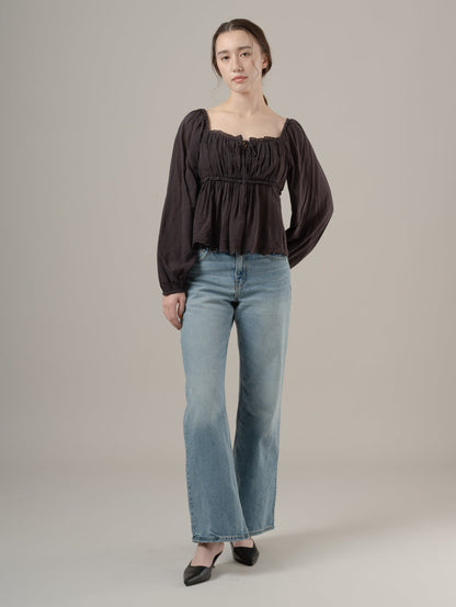 BOHO ロングスリーブ ブラウス