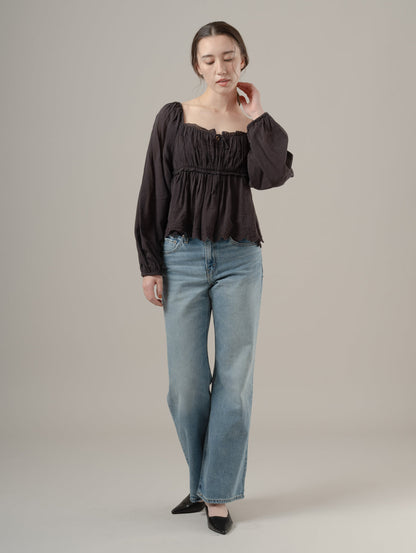 BOHO ロングスリーブ ブラウス