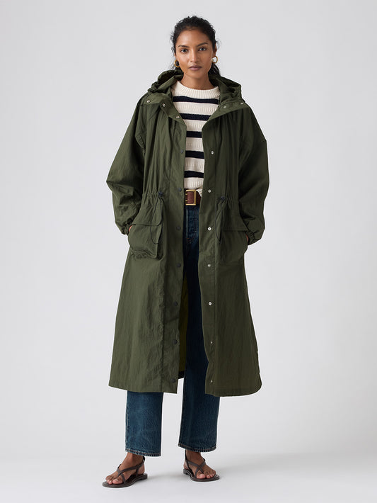 SIMONE ロング バブル パーカー