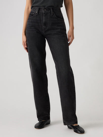 EASY DAD ジーンズ ブラック