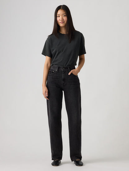 EASY DAD ジーンズ ブラック