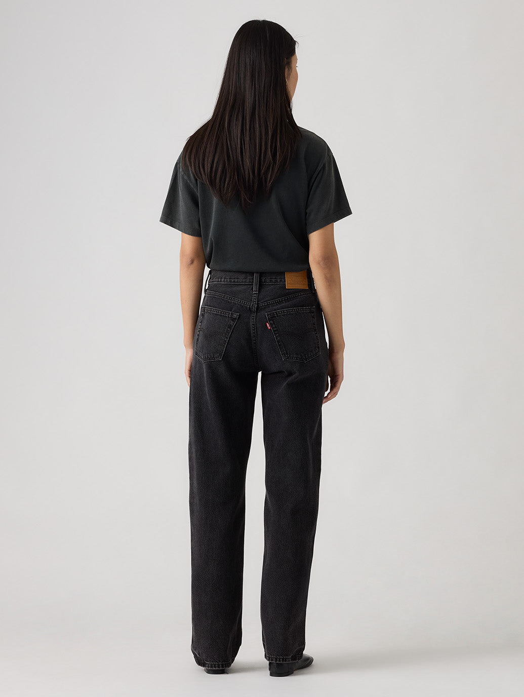 EASY DAD ジーンズ ブラック